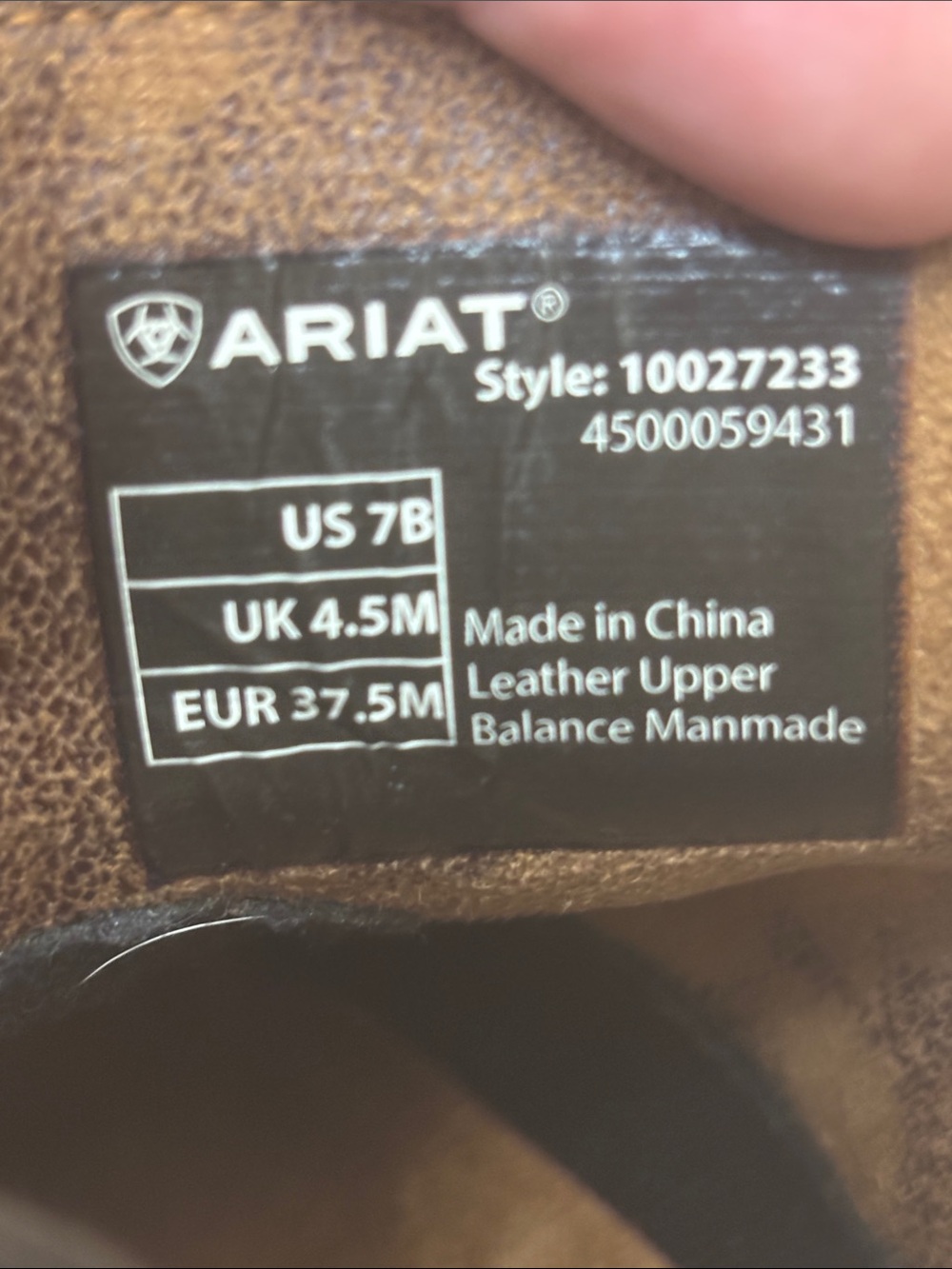 Ariat Hadley leather ankle boots 
Size 7B - Picture 7 of 11